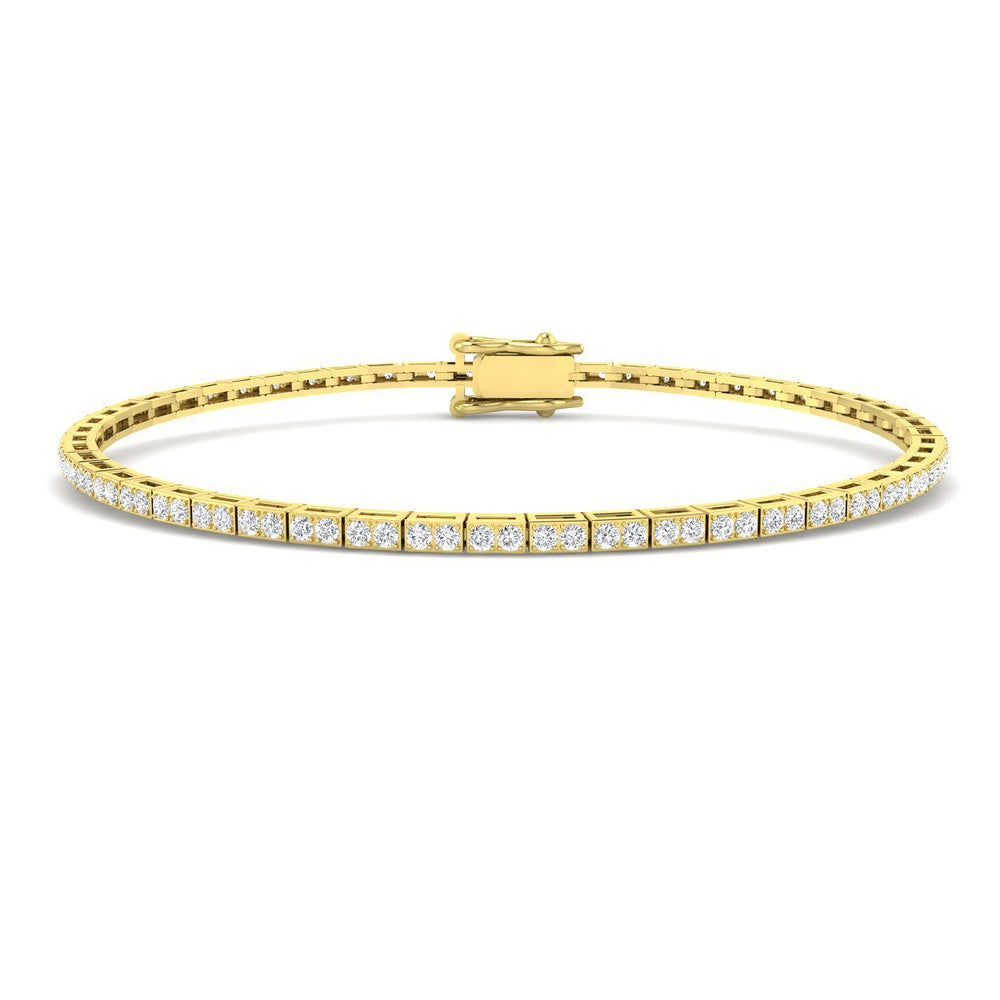 Prong Set Diamond Bracelet, Platinum Jewelry Bracelet, Luxury Diamond Bracelet, Fine Jewelry Bracelet