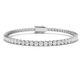 18ct White Gold 5ct Lab Grown Diamond Tennis Bracelet
