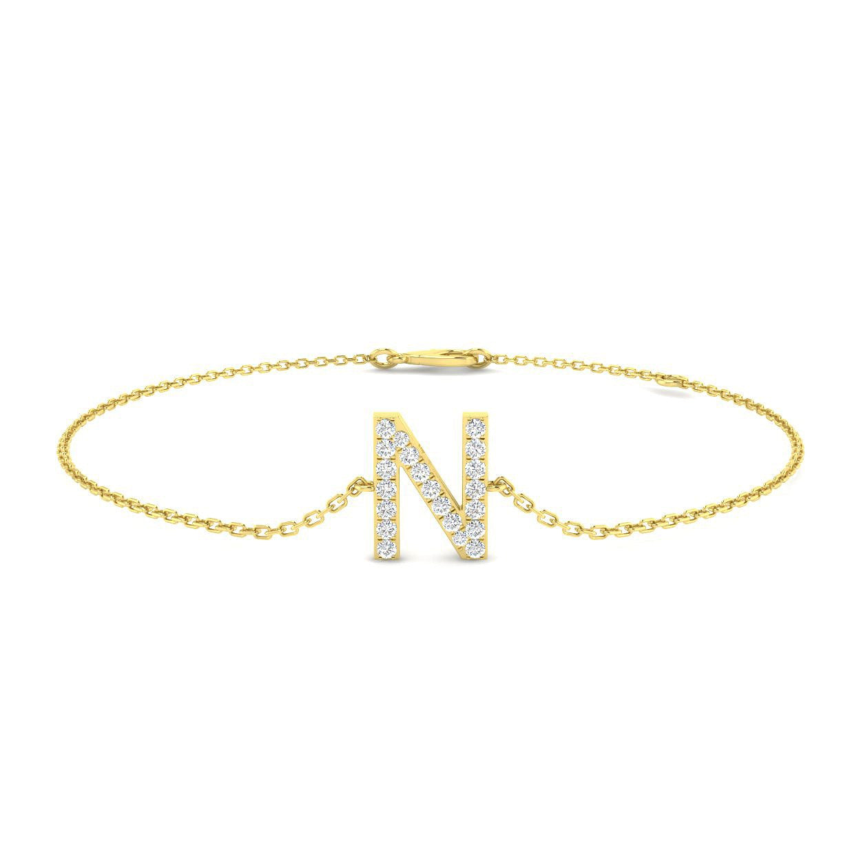 Bracelet de tennis de luxe en or et platine, serti de diamants ronds.