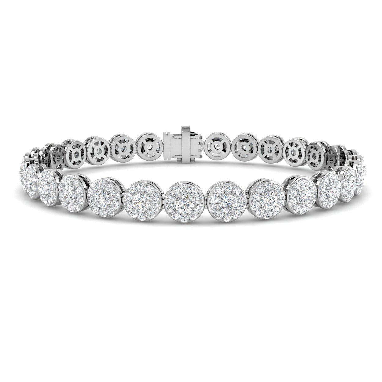 Diamond Tennis Bracelet 9K Gold