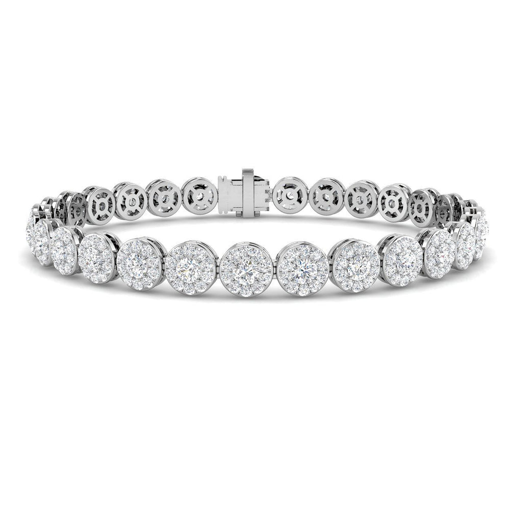 Diamond Tennis Bracelet 9K Gold