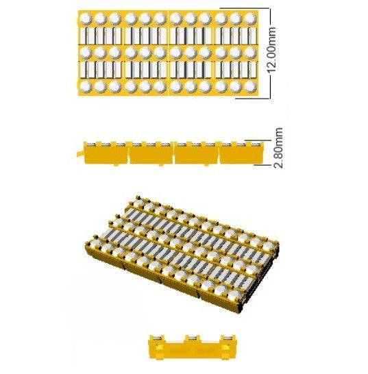 Natural Diamond Multi-Row Baguette & Round Diamond Tennis Bracelet in 18K White Gold