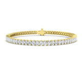 Diamond Tennis Bracelet, Prong Set Diamond Bracelet, Lab Diamond Jewelry, Luxury Diamond Bracelet