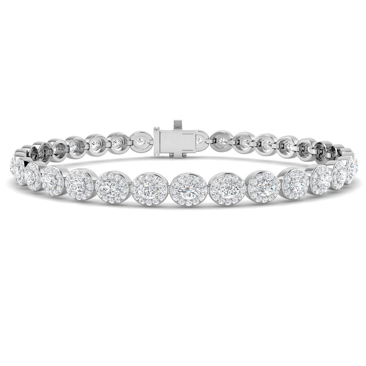 9K Yellow Gold Tennis Bracelet