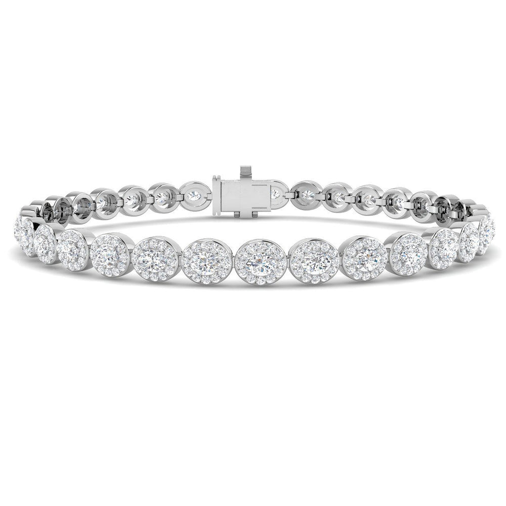 9K Yellow Gold Tennis Bracelet