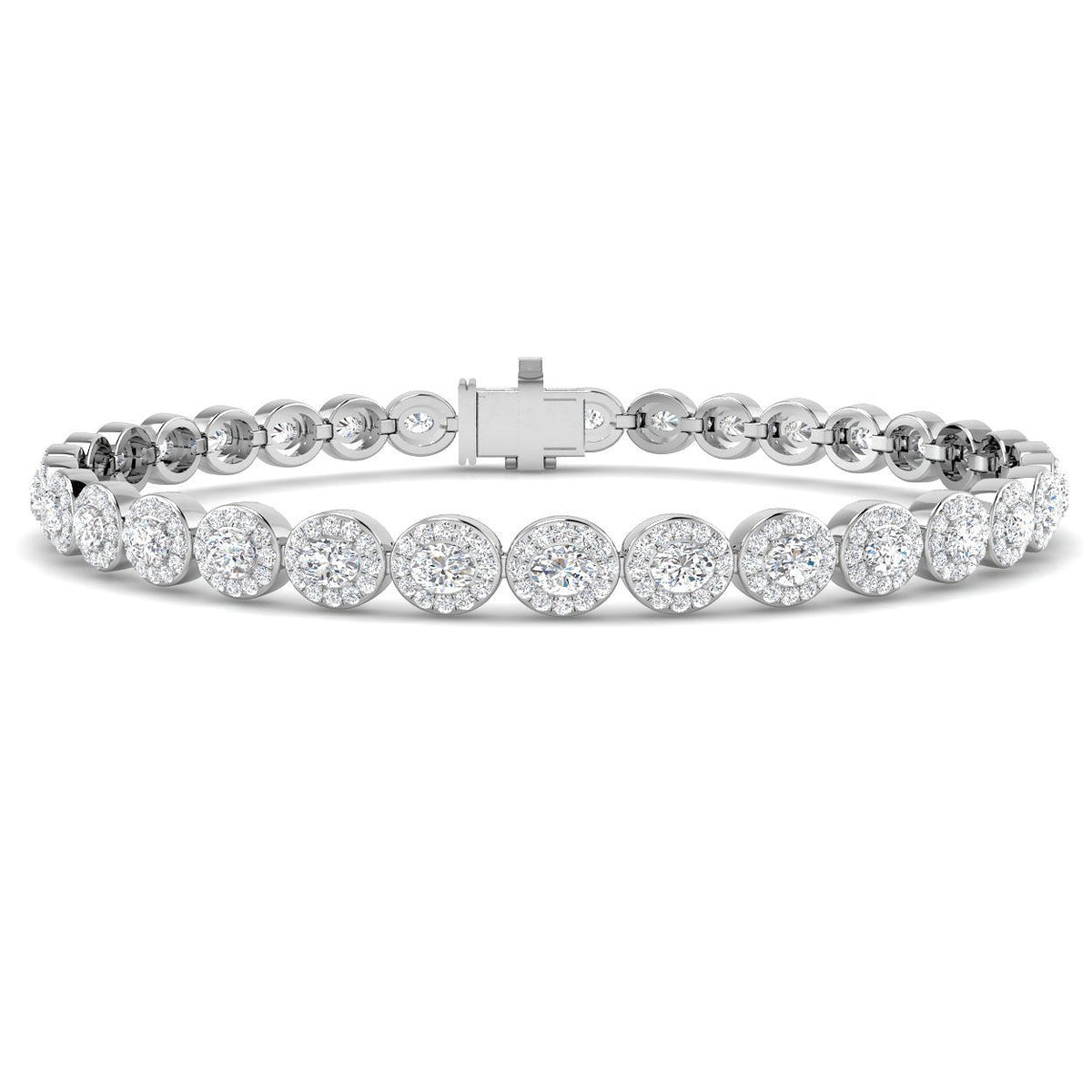 9K Yellow Gold Tennis Bracelet