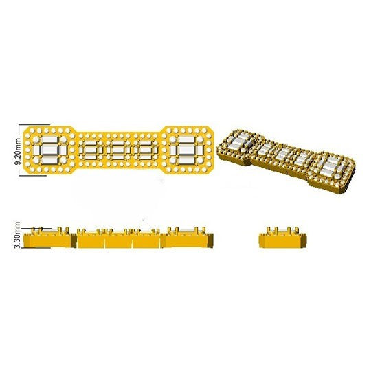 18K White Gold Lab Grown Diamond Bracelet in Emerald Style | 7.70Ct Baguette & Round Cut