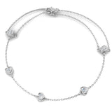 Lab Grown Diamond Bracelet, Heart Diamond Bracelet, Heart Cut Diamond Bracelet