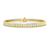 Diamond Tennis Bracelet, Bar Set Diamond Bracelet, Bezel Set Diamond Bracelet, Luxury Diamond Bracelet