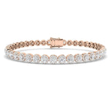 Halo Diamond Link Bracelet