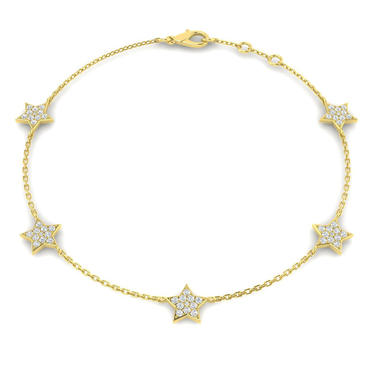 Pavé Diamond Bracelet, Diamond Station Bracelet, Ethical Diamond Jewelry