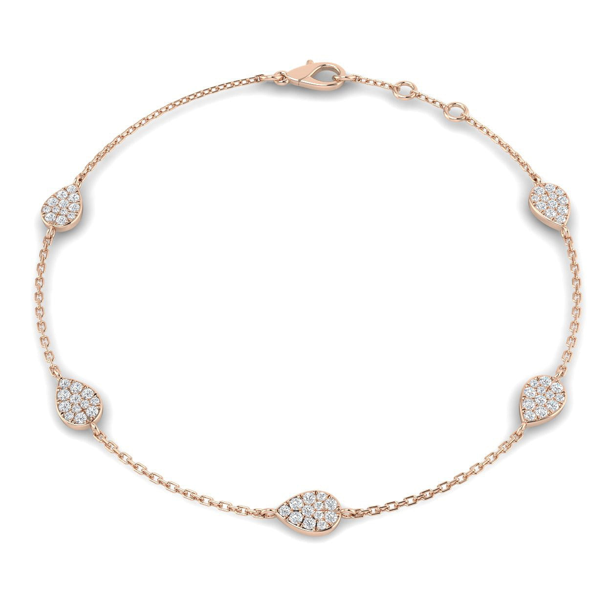Diamond Gift For Her, Anniversary Gift, Wedding Jewelry, Delicate Gold Bracelet