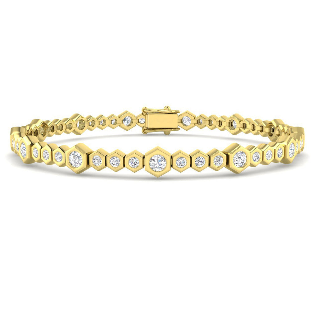Elegant Diamond Bracelet, Anniversary Gift Bracelet, Wedding Jewelry Bracelet, Womens Diamond Bracelet