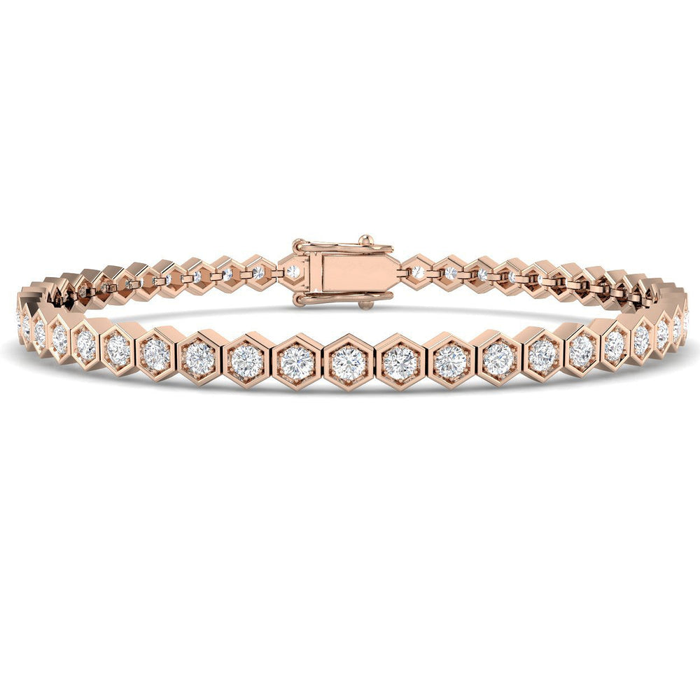 Minimalist Diamond Bracelet, Luxury Diamond Bracelet, Anniversary Gift Bracelet, Fine Jewelry Bracelet