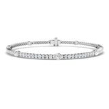 Natural Diamond Bracelet, Diamond Tennis Bracelet, Round Diamond Bracelet, Marquise Diamond Bracelet