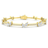 Prong Set Diamond Bracelet, Luxury Diamond Bracelet, Modern Diamond Bracelet, Fine Jewelry Bracelet