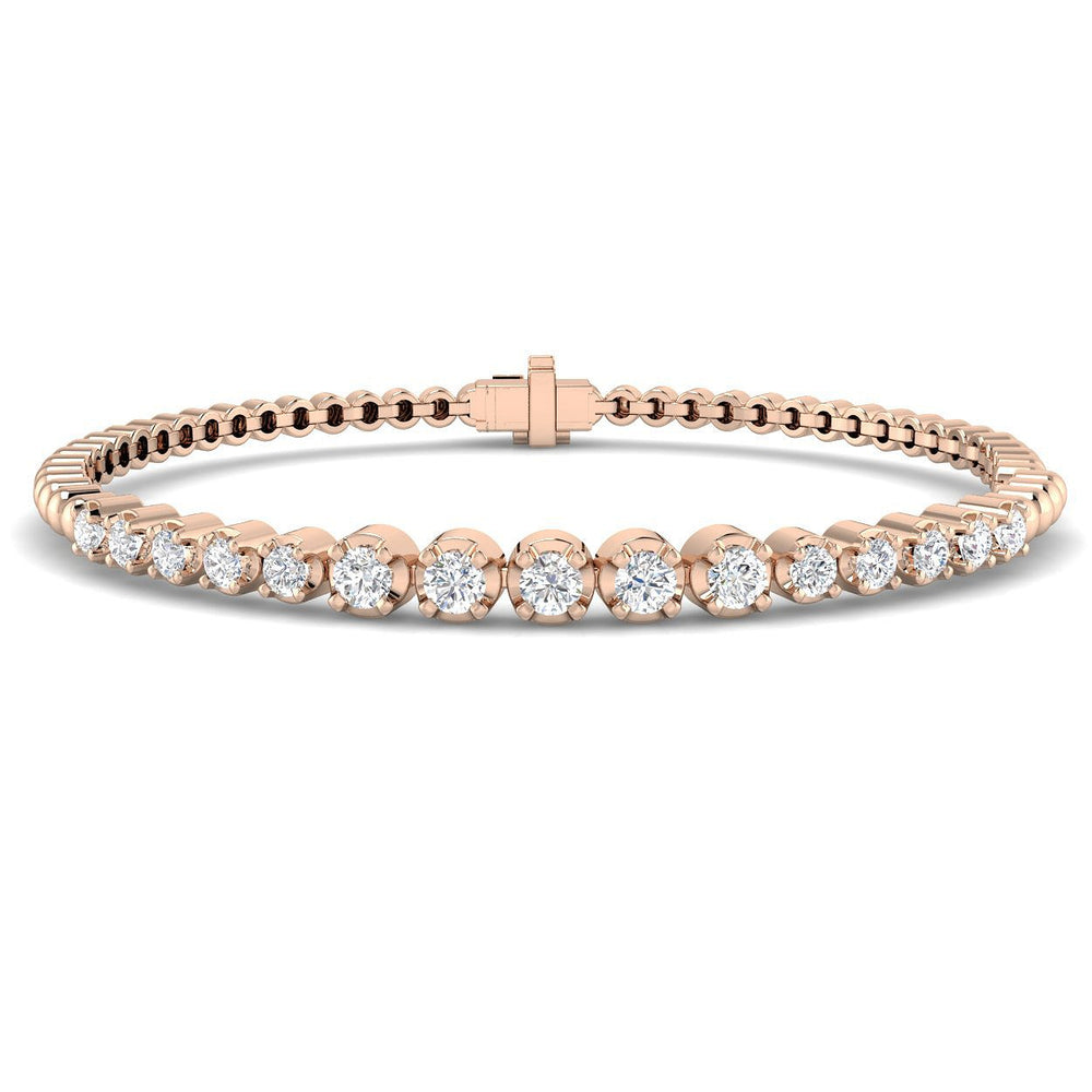 Elegant Diamond Bracelet, Anniversary Gift Bracelet, Wedding Jewelry Bracelet, Womens Diamond Bracelet