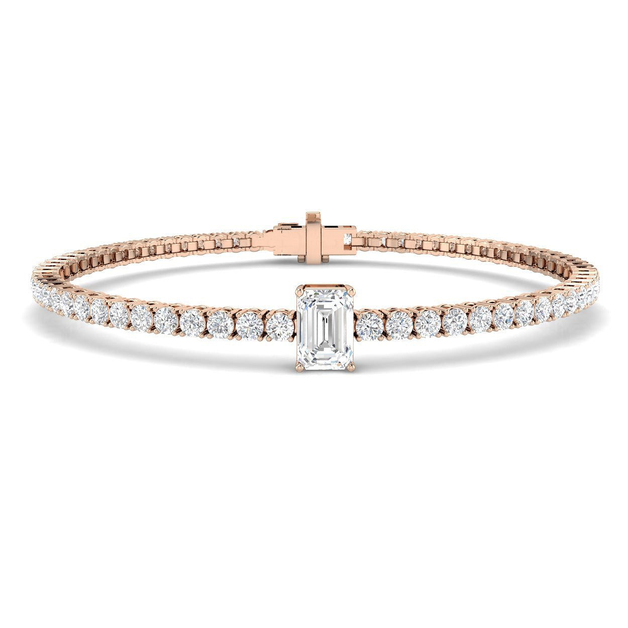 Modern Diamond Bracelet, Anniversary Gift Bracelet, Womens Diamond Bracelet