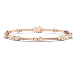 Modern Diamond Bracelet, Minimalist Diamond Bracelet, Luxury Diamond Bracelet