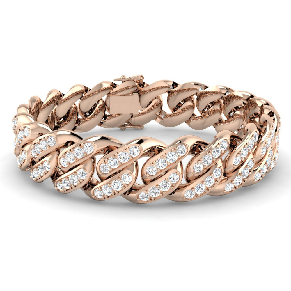 Statement Iced Out Diamond Bracelet for Men