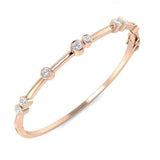 Elegant Diamond Bangle, Womens Diamond Bangle, Everyday Diamond Bangle