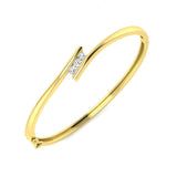 Clover Diamant-Kettenarmband mit Lünetten- und Pavé-Fassung aus Naturdiamanten in Platin