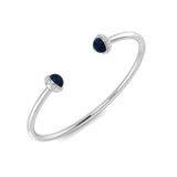 Bracelet de tennis de luxe en or et platine, serti de diamants ronds.