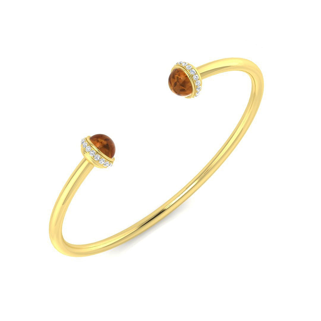 Bracelet de tennis de luxe en or et platine, serti de diamants ronds.
