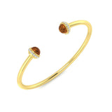 Bracelet de tennis de luxe en or et platine, serti de diamants ronds.