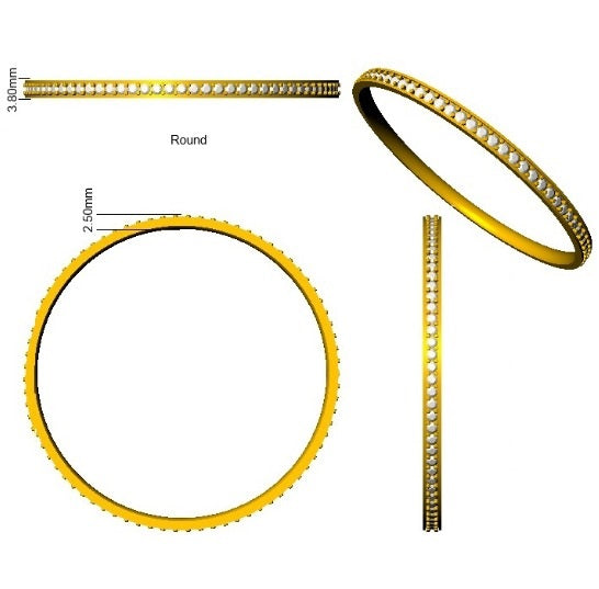 Clover Diamant-Kettenarmband mit Lünetten- und Pavé-Fassung aus Naturdiamanten in Platin