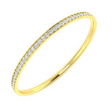 Clover Diamant-Kettenarmband mit Lünetten- und Pavé-Fassung aus Naturdiamanten in Platin