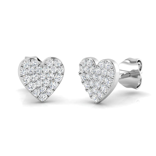 0.25 Carat Natural/Lab Grown Diamond Cluster Earring In 9K/18K Hallmarked Gold