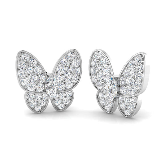 3ct Gold Diamond Shape Earrings - Elegant Luxury Jewelry