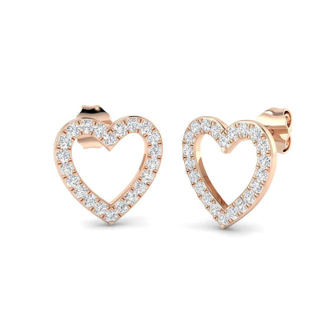 0.25 to 0.50 Carat Natural/Lab Grown Diamond Stud Earring In 9K/18K Hallmarked Gold