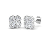 "Daypy Clover Diamond Earrings in Gold - 0.5ct to 1.25ct Luxury Jewelry"