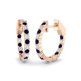Luyry 0.5ct Emerald Gold Diamond Earrings - Luxury Fine Jewelry