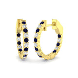 Luyry 0.5ct Emerald Gold Diamond Earrings - Luxury Fine Jewelry