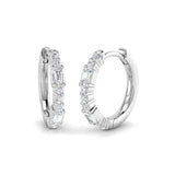 Hoop Earrings - Luxty Luxury 0.5ct Gold Diamond Elegance