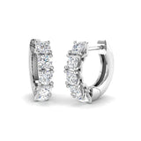 Hoop Earrings - Luyby 1ct Gold Diamond Elegant Luxury