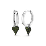 "Luysy Heart Gold Diamond Earrings - 0.15ct Luxury Jewelry"