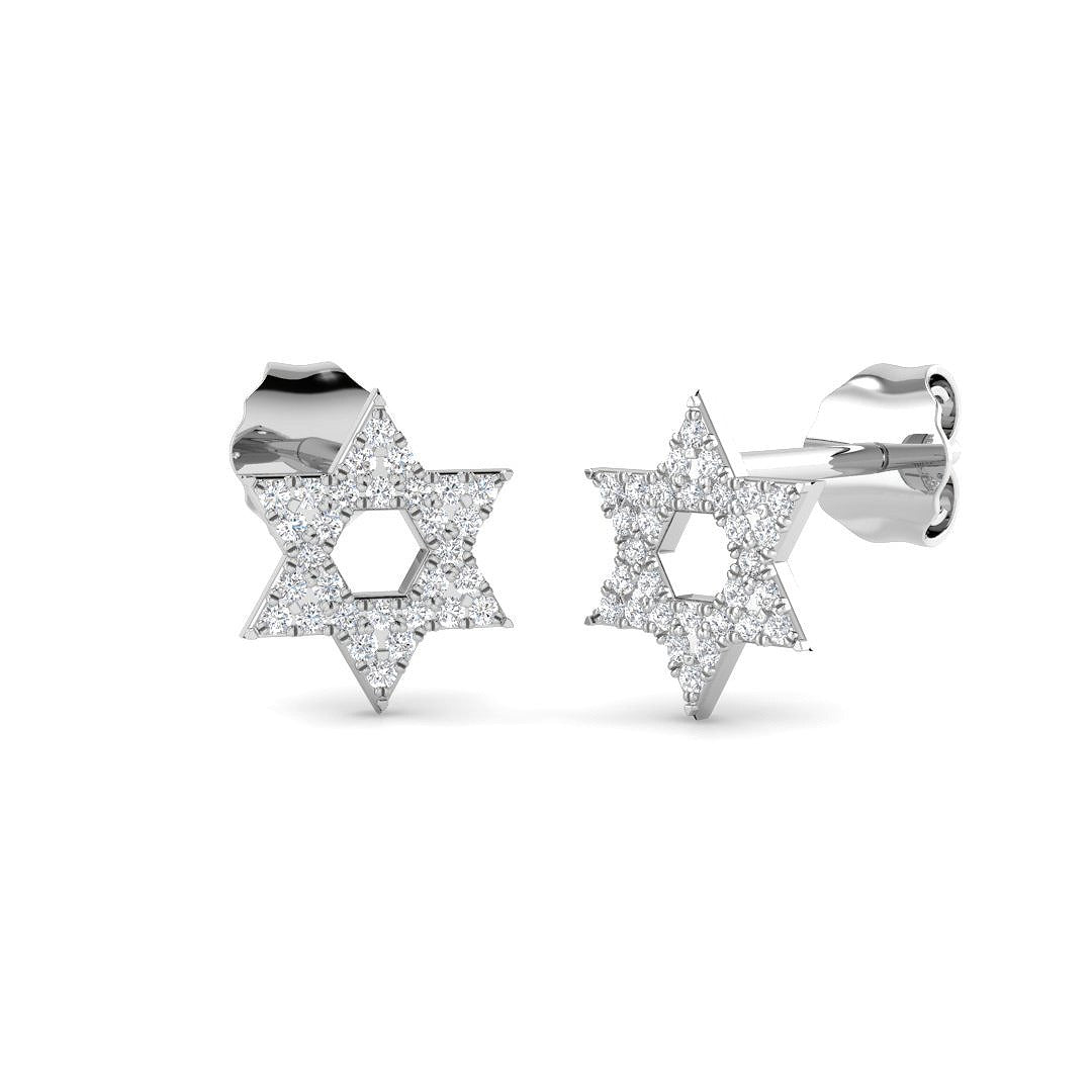 Gold Diamond Earrings - Elegant 0.1ct Shape Jewelry Accessory
