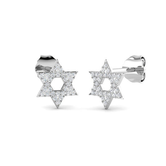 Gold Diamond Earrings - Elegant 0.1ct Shape Jewelry Accessory