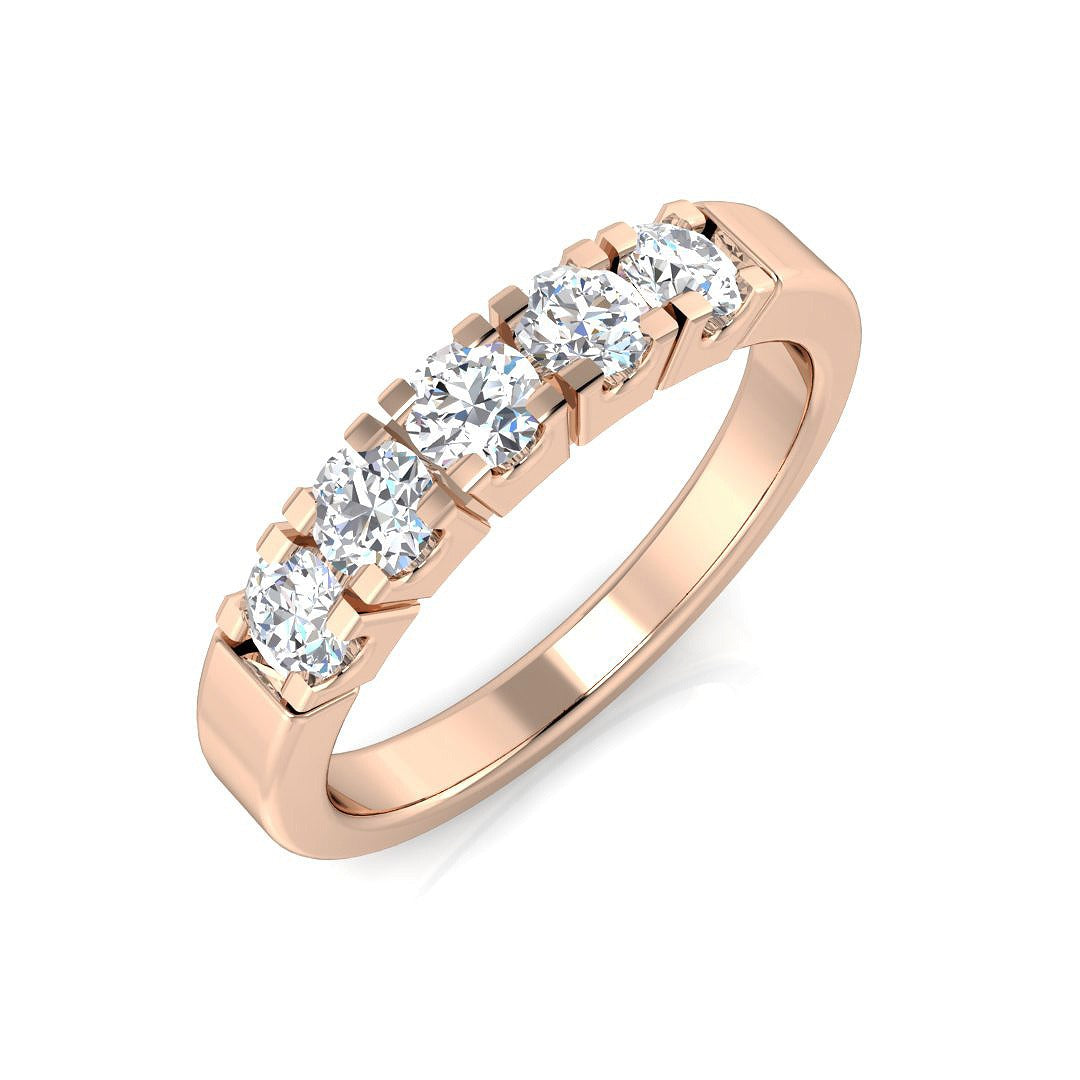 Diamond Tantasson 5 Stone Ring | 0.5ct - 0.75ct