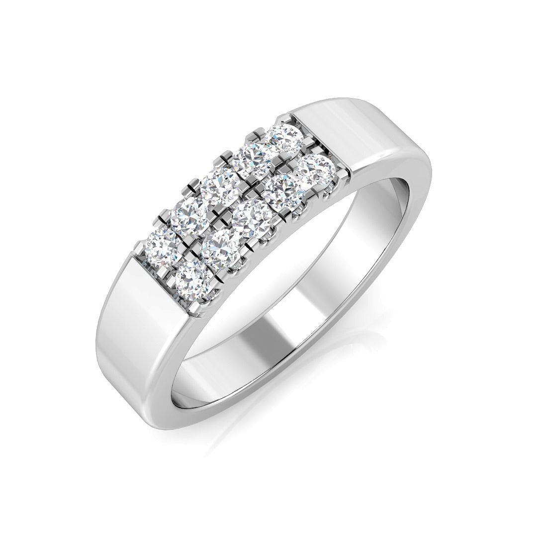 Diamond 6-10 Stone Ring | 0.3ct | Hallmarked Gold & Platinum