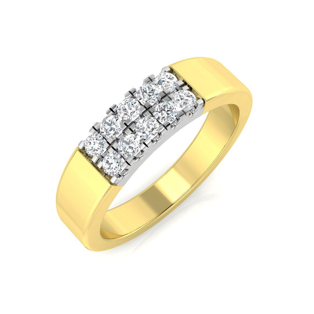 Diamond 6-10 Stone Ring | 0.3ct | Hallmarked Gold & Platinum