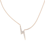 Glade Diamond Necklace 0.25ct Gold Platinum