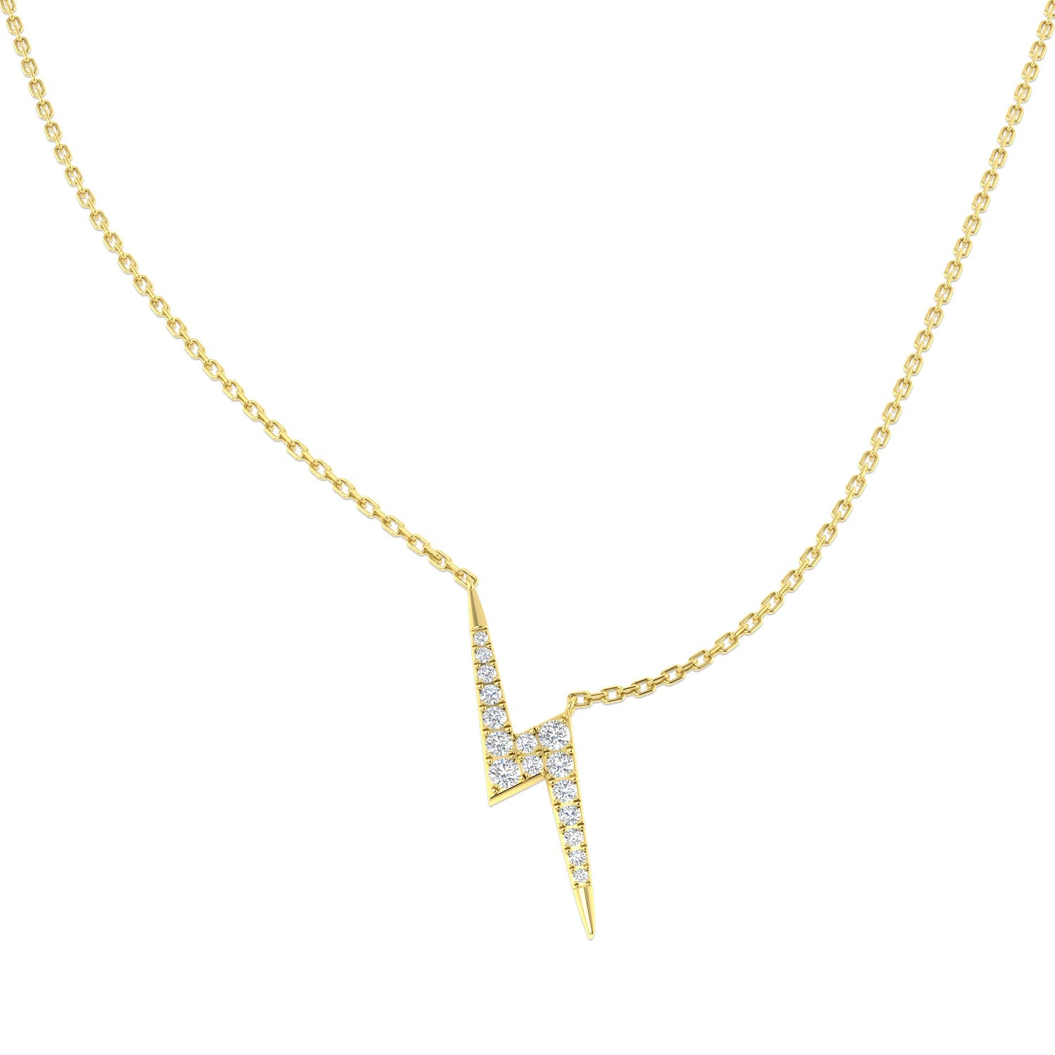 Glade Diamond Necklace 0.25ct Gold Platinum