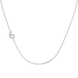 Brant Diamond Necklace 0.1ct Platinum Gold
