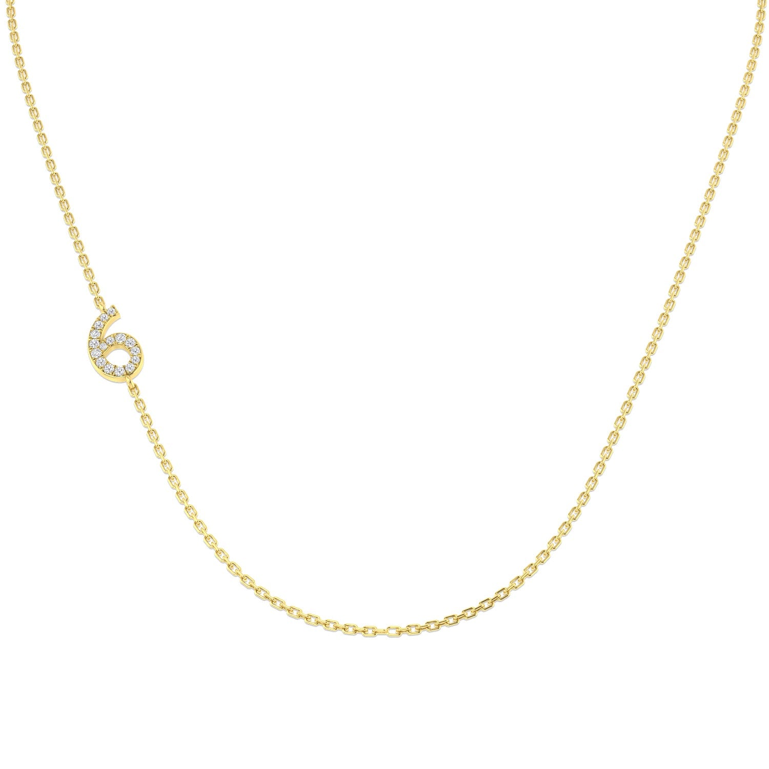 Brant Diamond Necklace 0.1ct Platinum Gold