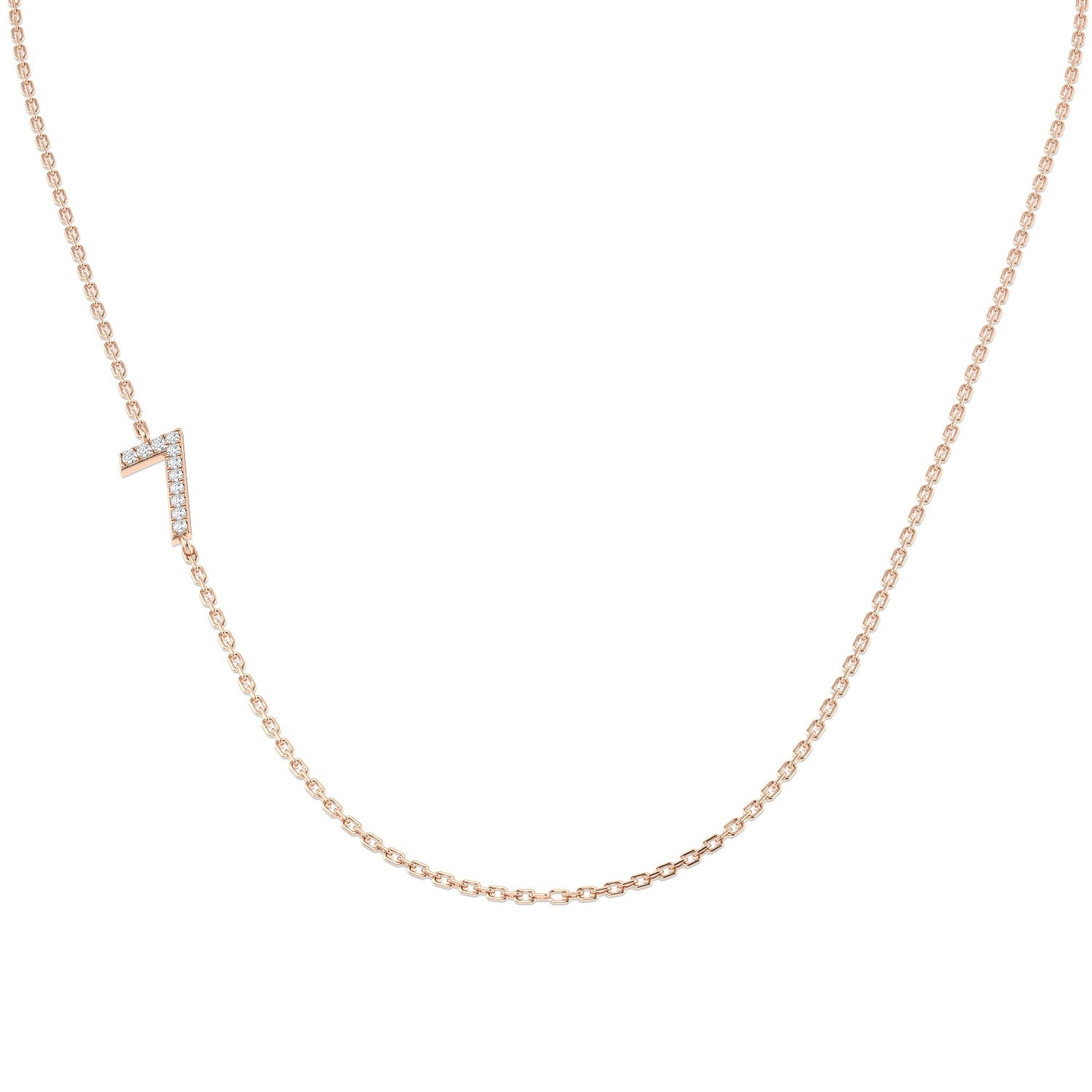 Brash Diamond Necklace 0.1ct Gold Platinum
